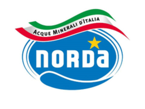 NORDA ACQUE MINERALI D'ITALIA Logo (EUIPO, 12.01.2018)