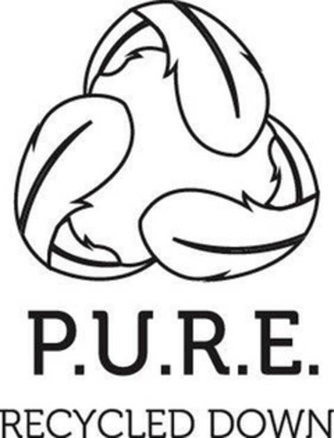 P.U.R.E. RECYCLED DOWN Logo (EUIPO, 01/28/2019)