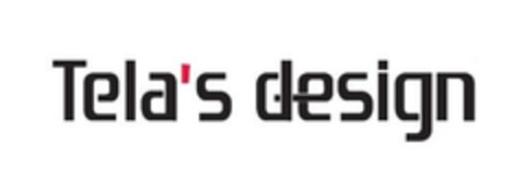 TELA’S DESIGN Logo (EUIPO, 16.09.2020)