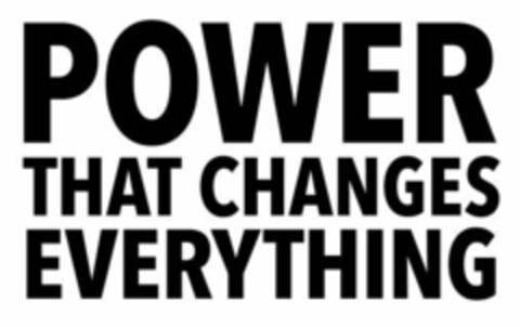 POWER THAT CHANGES EVERYTHING Logo (EUIPO, 09/14/2021)