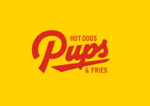 Pups HOT DOGS & FRIES Logo (EUIPO, 04.04.2023)