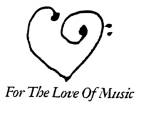 For The Love Of Music Logo (EUIPO, 05/28/1997)