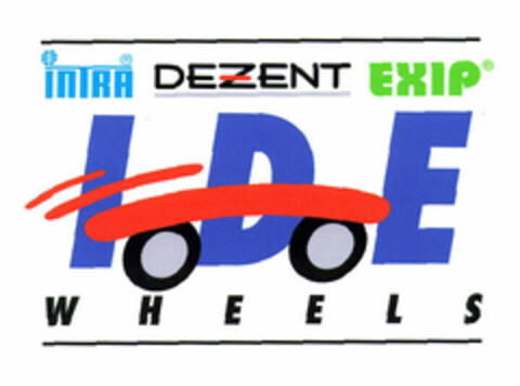 IDE WHEELS INTRA DEZENT EXIP Logo (EUIPO, 27.06.2001)