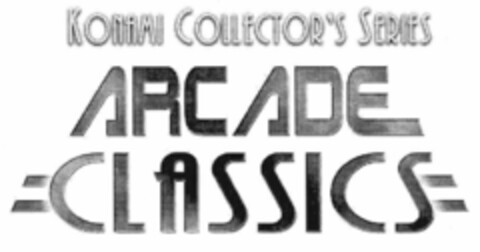 KONAMI COLLECTOR'S SERIES ARCADE CLASSICS Logo (EUIPO, 02/11/2002)