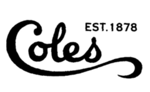 Coles EST.1878 Logo (EUIPO, 04/08/2002)