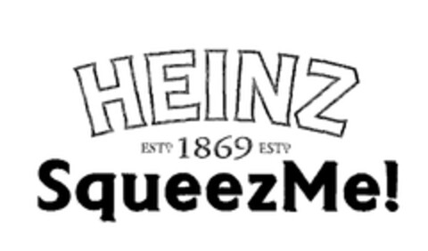 HEINZ ESTD. 1869 ESTD. SqueezMe! Logo (EUIPO, 21.12.2004)