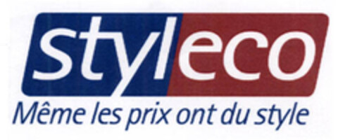 styleco Même les prix ont du style Logo (EUIPO, 28.11.2007)