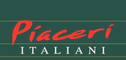 Piaceri ITALIANI Logo (EUIPO, 02/08/2008)