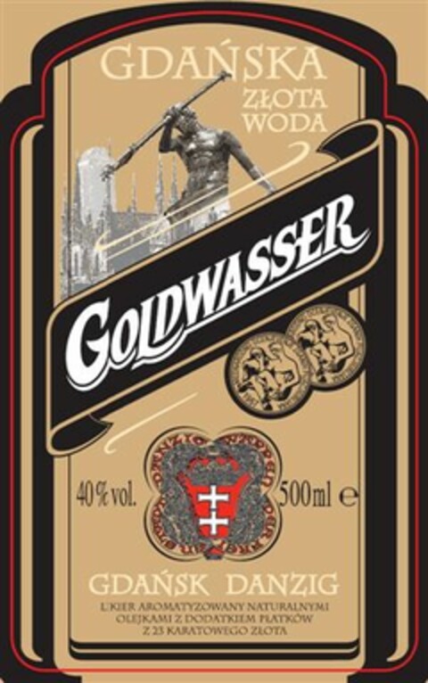 GOLDWASSER GDANSK DANZIG Logo (EUIPO, 18.02.2008)
