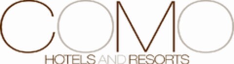 COMO HOTELS AND RESORTS Logo (EUIPO, 13.07.2012)