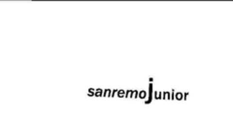 sanremoJunior Logo (EUIPO, 06/26/2014)