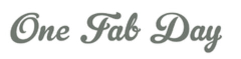 One Fab Day Logo (EUIPO, 07/22/2014)