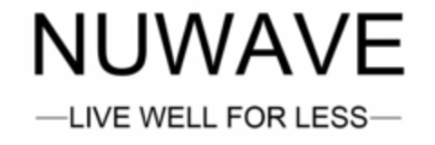 NUWAVE LIVE WELL FOR LESS Logo (EUIPO, 09/25/2015)