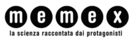 memex – la scienza raccontata dai protagonisti Logo (EUIPO, 10/13/2015)