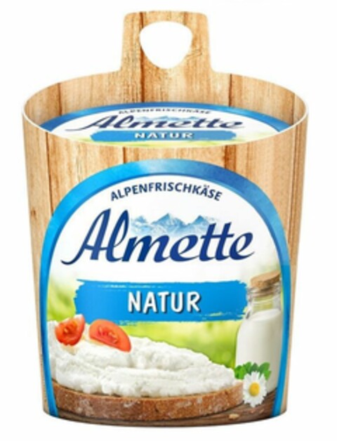 ALPENFRISCHKÄSE Almette NATUR Logo (EUIPO, 04.09.2017)