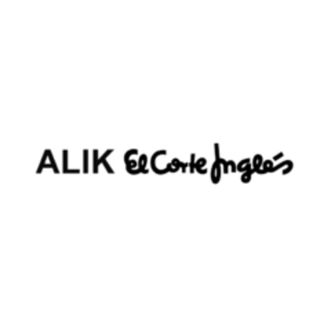 ALIK EL CORTE INGLES Logo (EUIPO, 27.02.2019)