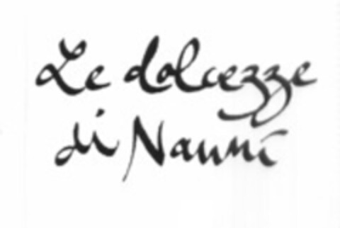 LE DOLCEZZE DI NANNI Logo (EUIPO, 30.07.2019)