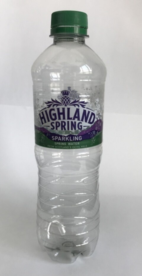 HIGHLAND SPRING SPARKLING SPRING WATER FROM SCOTLAND'S OCHIL HILLS Logo (EUIPO, 08/23/2019)