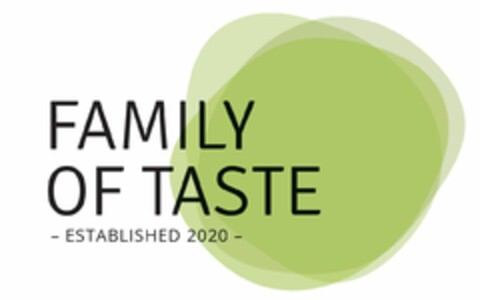 FAMILY OF TASTE ESTABLISHED 2020 Logo (EUIPO, 14.09.2020)