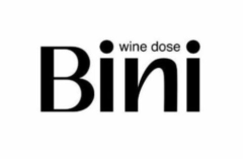 BINI WINE DOSE Logo (EUIPO, 22.10.2021)
