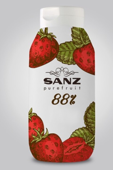 SANZ PUREFRUIT 88% Logo (EUIPO, 03/07/2022)
