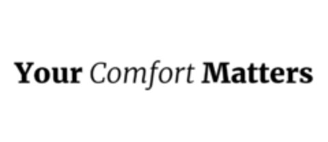 Your Comfort Matters Logo (EUIPO, 29.07.2022)