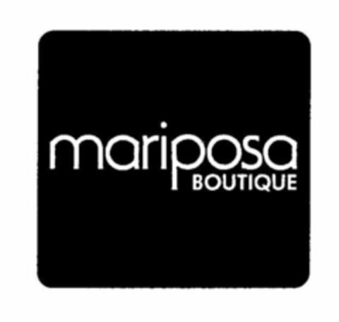 mariposa BOUTIQUE Logo (EUIPO, 11.06.1996)