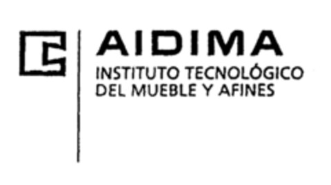 AIDIMA INSTITUTO TECNOLÓGICO DEL MUEBLE Y AFINES Logo (EUIPO, 18.03.1997)