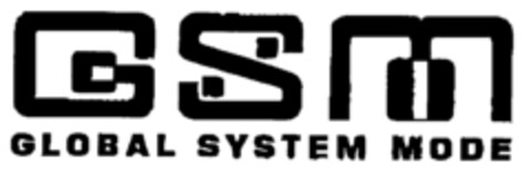 GSM GLOBAL SYSTEM MODE Logo (EUIPO, 10/20/1999)