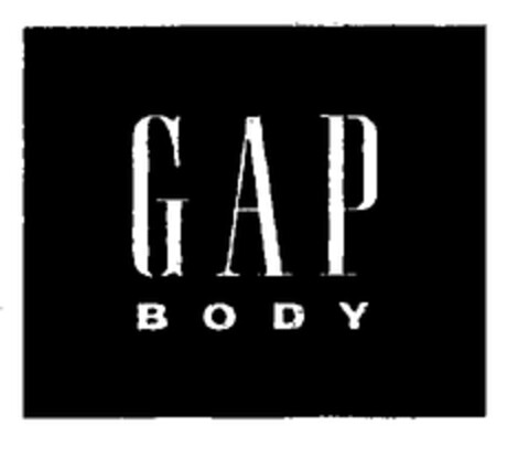 GAP BODY Logo (EUIPO, 19.03.2002)