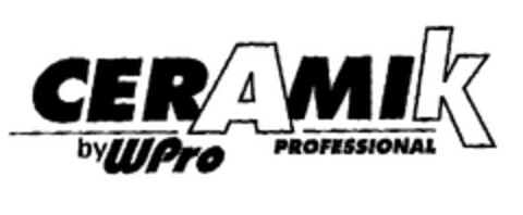 CERAMIK PROFESSIONAL by WPro Logo (EUIPO, 16.10.2002)