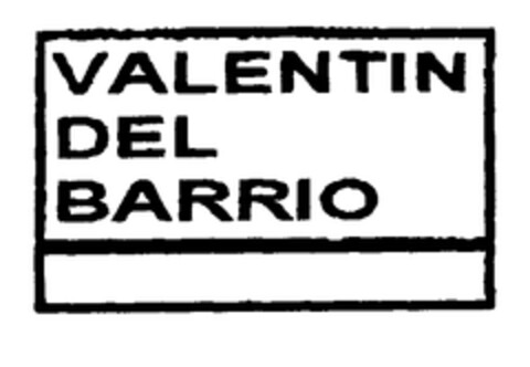 VALENTIN DEL BARRIO Logo (EUIPO, 31.10.2002)