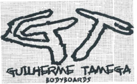 GT GUILHERME TAMEGA BODYBOARDS Logo (EUIPO, 05/14/2003)