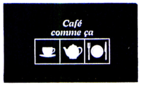 Café comme ça Logo (EUIPO, 04.08.2003)