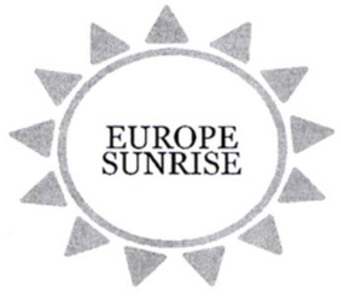 EUROPE SUNRISE Logo (EUIPO, 25.08.2005)