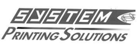 SYSTEM PRINTING SOLUTIONS Logo (EUIPO, 16.03.2006)