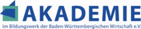 AKADEMIE im Bildungswerk der Baden-Württembergischen Wirtschaft e.V. Logo (EUIPO, 10/17/2006)