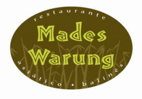 Mades Warung restaurante asiático · balinés Logo (EUIPO, 04.12.2006)