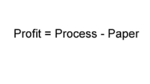 Profit = Process - Paper Logo (EUIPO, 15.06.2009)