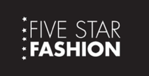 Five Star Fashion Logo (EUIPO, 12/16/2011)