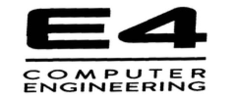 E4 COMPUTER ENGINEERING Logo (EUIPO, 05/04/2012)