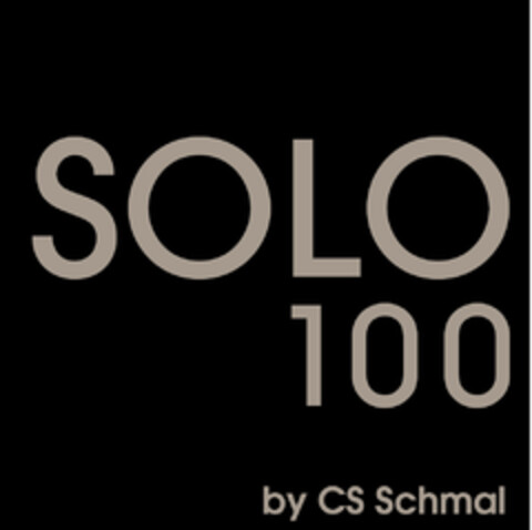 SOLO 100 by CS Schmal Logo (EUIPO, 11.10.2016)