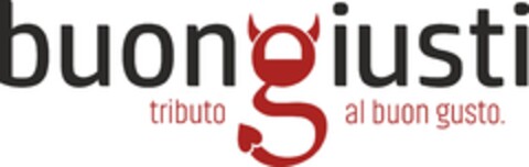 buongiusti tributo al buon gusto. Logo (EUIPO, 03.02.2017)