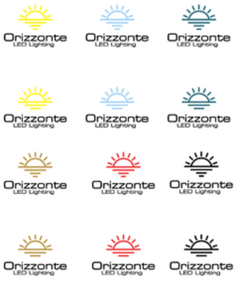 Orizzonte - LED Lighting Logo (EUIPO, 06/21/2018)