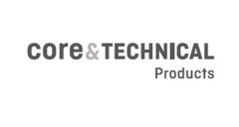 CORE&TECHNICAL Products Logo (EUIPO, 24.05.2019)