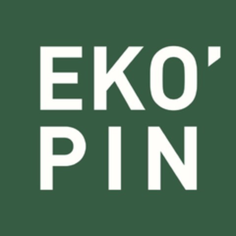EKO'PIN Logo (EUIPO, 14.12.2021)