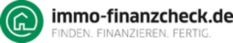 immo-finanzcheck.de FINDEN. FINANZIEREN. FERTIG. Logo (EUIPO, 02/08/2023)