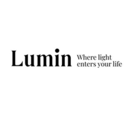 Lumin Where light enters your life Logo (EUIPO, 12.06.2023)
