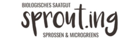 BIOLOGISCHES SAATGUT sprout.ing SPROSSEN & MICROGREENS Logo (EUIPO, 03/20/2024)