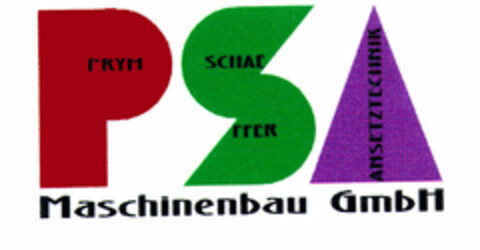 PSA Prym Schaeffer Ansetztechnik Maschinenbau GmbH Logo (EUIPO, 02.10.1996)